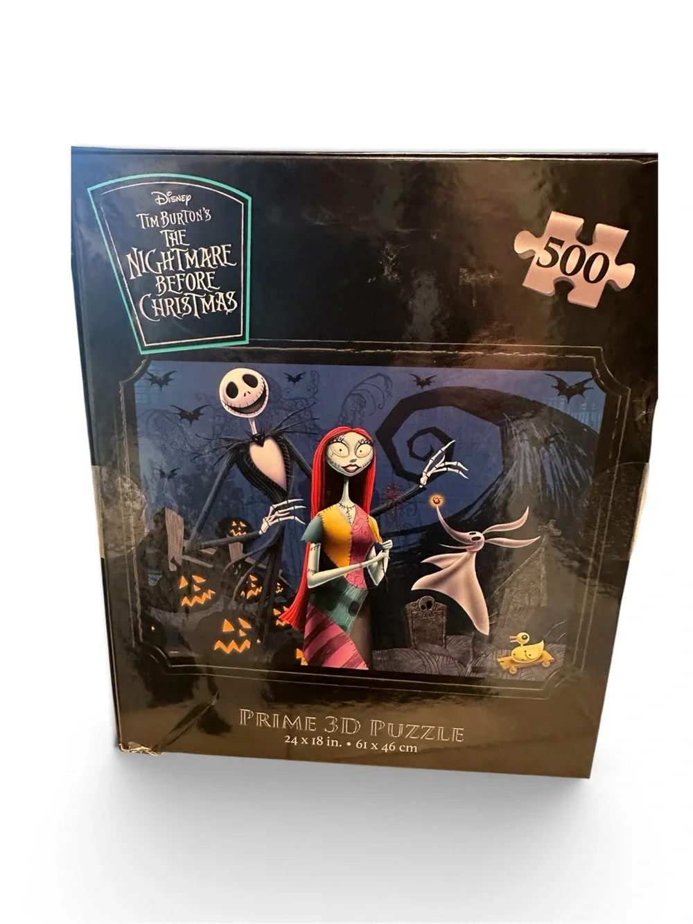 Disney 3D The Nightmare Before Christmas Puzzle 500 pieces - Never opened!